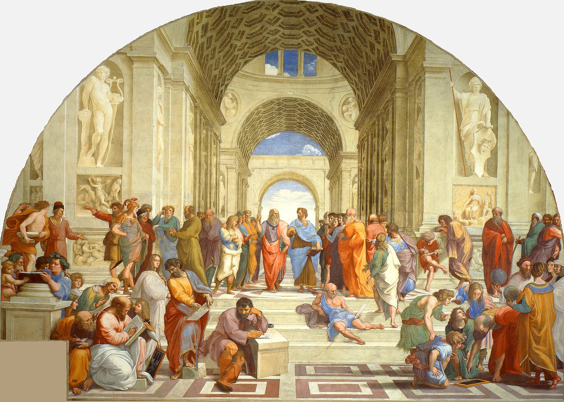 The School of Athens — Raphael, 1509–1511, Apostolic Palace, Vatican